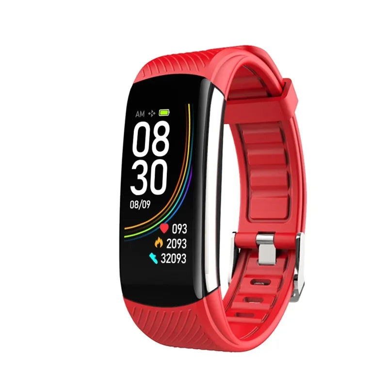 Fitness Bracelet For IOS Android Phone C6T Smart Watch Men Women Waterproof Wristband Body Temperature Monitor Smartwatch