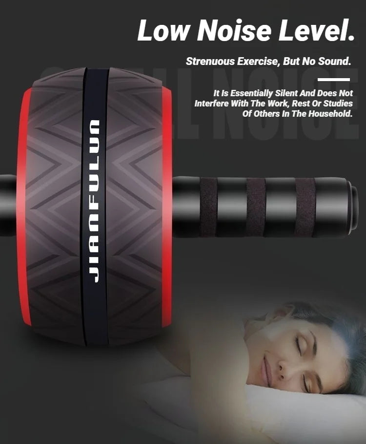 CAOX Ab Roller Wheel For Abs Core Workout Non-Slip Home Gym Fitness Equipment Men Women Abdominal Training Exercise