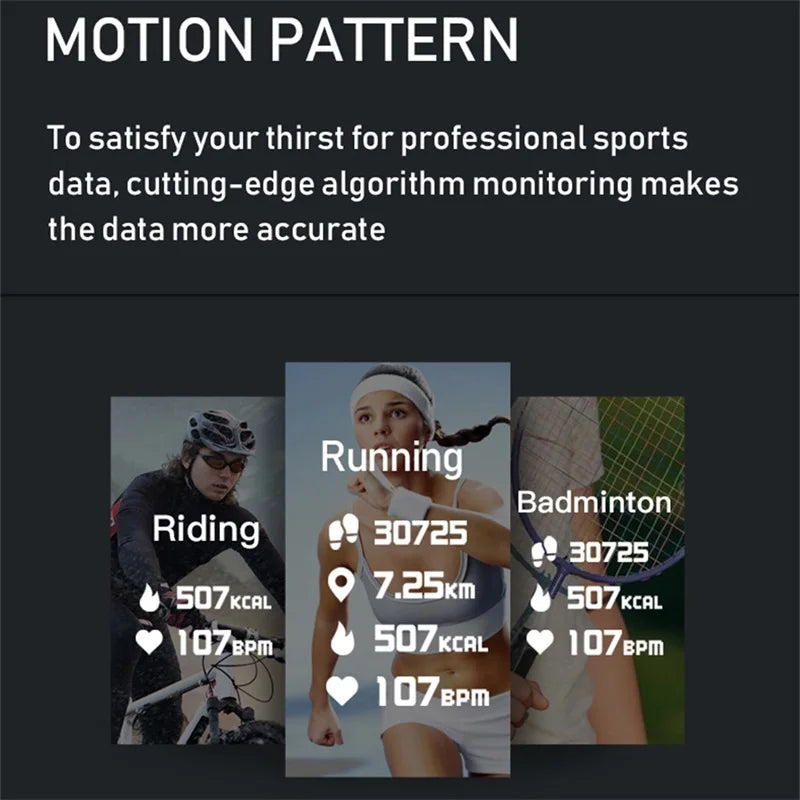Fitness Bracelet For IOS Android Phone C6T Smart Watch Men Women Waterproof Wristband Body Temperature Monitor Smartwatch