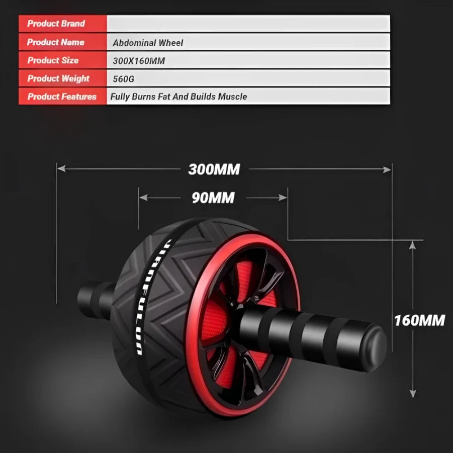 CAOX Ab Roller Wheel For Abs Core Workout Non-Slip Home Gym Fitness Equipment Men Women Abdominal Training Exercise