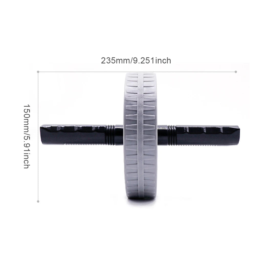 1PCS Workout AB Roller No Noise Abdominal Trainer Non-slip Abdominal Roller Strengthen Muscle Exercise Equipment For Home Gyms