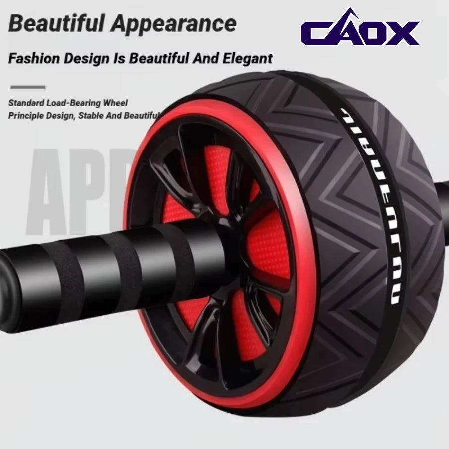 CAOX Ab Roller Wheel For Abs Core Workout Non-Slip Home Gym Fitness Equipment Men Women Abdominal Training Exercise